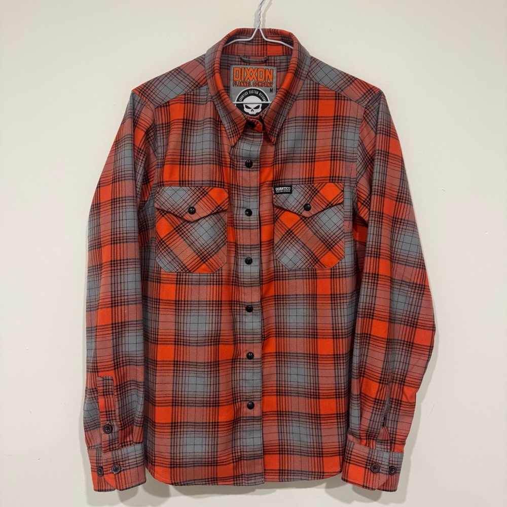 Dixxon Flannel Co Womens 'The Godfrey' Long Sleeve Pearl Snap Button Shirt M